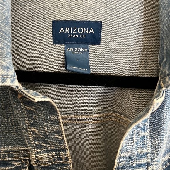 Arizona Jean Company Men's Light Blue Denim Jacket - Picture 2 of 4